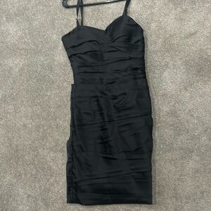 Camille La Vive Black Party Dress: Style No 4106F